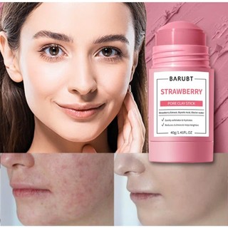 Thanh Lăn Mặt Nạ Đất Sét BARUBT, Làm Sạch Lỗ Chân Lông Giảm Mụn Đầu Đen Kiểm Soát Da Dầu