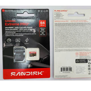 [MẪU MỚI] Thẻ nhớ MicroSDXC SanDisk Extreme Pro 64GB V30 U3 A2 đọc 200MB/s ghi 90MB/s hỗ trợ 5K UHD