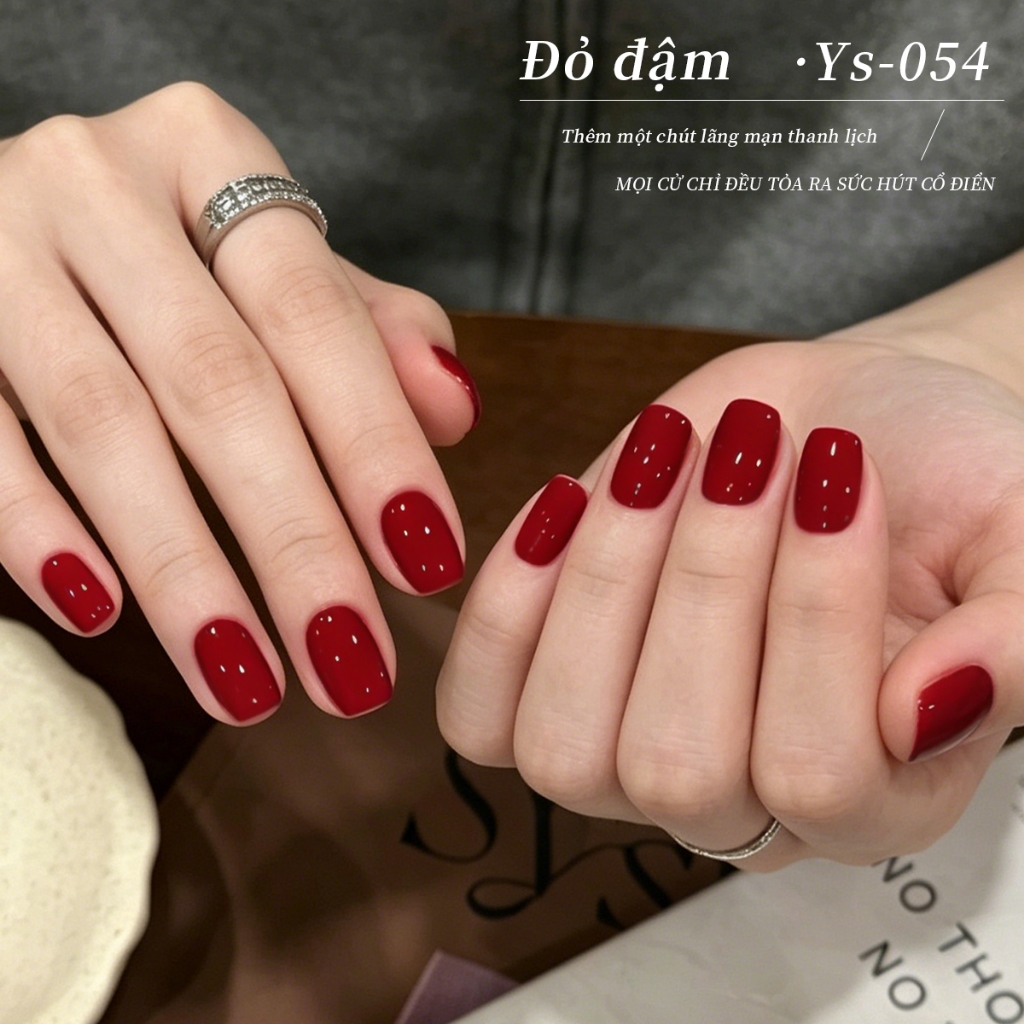 XEIJAYI 10ml - Sơn móng tay dạng gel màu đỏ thời thượng, độ bóng lâu trôi, phù hợp sử dụng tại salon và nhà.