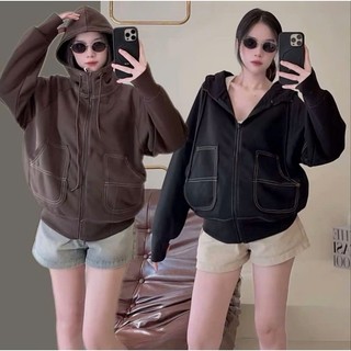 Áo Khoác PC Cotton Túi Chỉ Nổi Thời Trang 6 Túi _by Shiershop