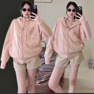 Áo Khoác PC Cotton Túi Chỉ Nổi Thời Trang 6 Túi _by Shiershop