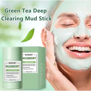 Thanh Lăn Mặt Nạ Đất Sét BARUBT, Làm Sạch Lỗ Chân Lông Giảm Mụn Đầu Đen Kiểm Soát Da Dầu