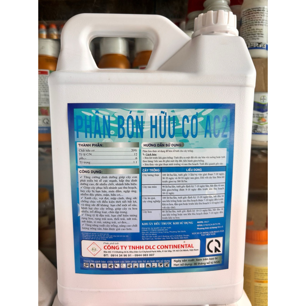 Can Đạm cá amino 5lít- kích chồi, bung đọt, phục hồi rễ, tăng khả năng ra hoa đậu trái