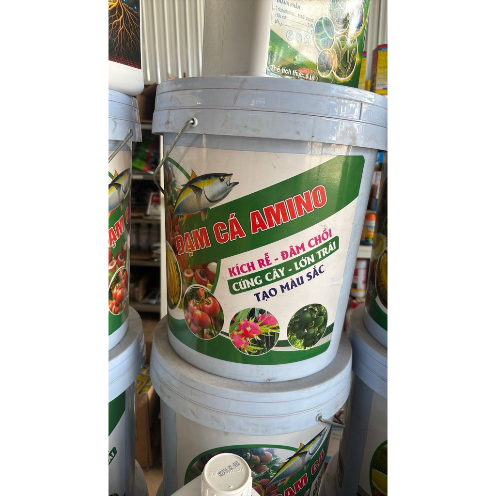 Can Đạm cá amino 5lít- kích chồi, bung đọt, phục hồi rễ, tăng khả năng ra hoa đậu trái