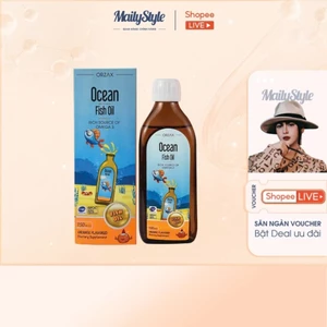 H11_ (date tT7/2027) Thực phẩm bảo vệ sức khỏe: OCEAN ORANGE FLAVORED FISH OIL