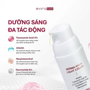 Q39_Kem dưỡng sáng mờ nám eviralab Derma Mela Light Cream