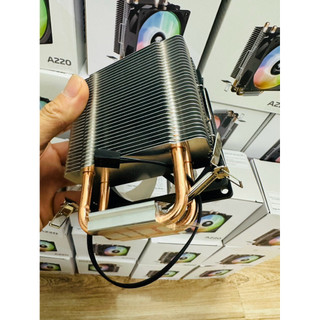 FAN (Quạt)  Tản Nhiệt Khí *COOLER-A220*Jungle Leopard* (Kèm sẵn keo tản nhiệt) I Box Bảo hành 12 tháng bởi nhà cung cấp