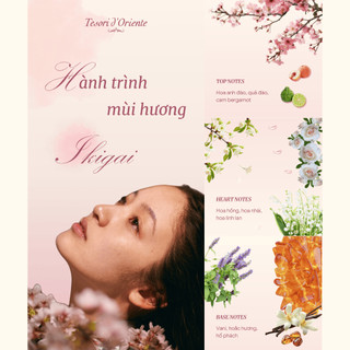 Sữa tắm nước hoa IKIGAI Tesori d’Oriente 500ml nhập khẩu chính hãng từ Ý kèm vòi