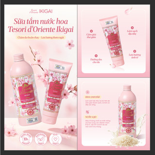 Sữa tắm nước hoa IKIGAI Tesori d’Oriente 500ml nhập khẩu chính hãng từ Ý kèm vòi