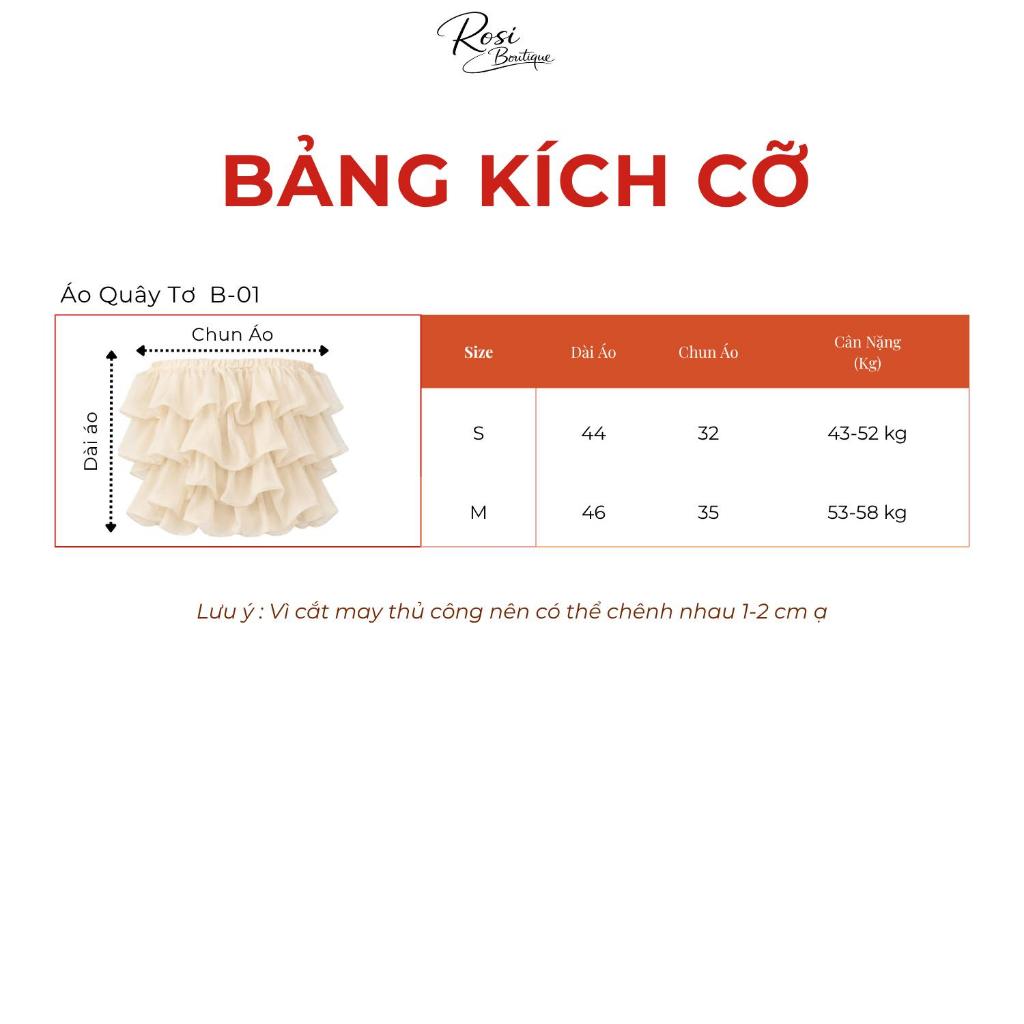 Áo Quây Nữ Tơ Lượn Sóng Xếp Tầng Bồng Bềnh Phong Cách Hàn Quốc, áo quây sang chảnh