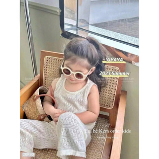[quảng châu chính phẩm] Set len mùa hè cho bé đi biển