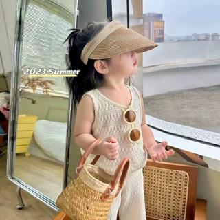 [quảng châu chính phẩm] Set len mùa hè cho bé đi biển
