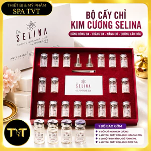 BỘ CẤY CHỈ KIM CƯƠNG SELINA COLLAGEN TƯƠI – NÂNG CƠ MẶT, CĂNG BÓNG DA, SĂN CHẮC DA, CHỐNG LÃO HÓA