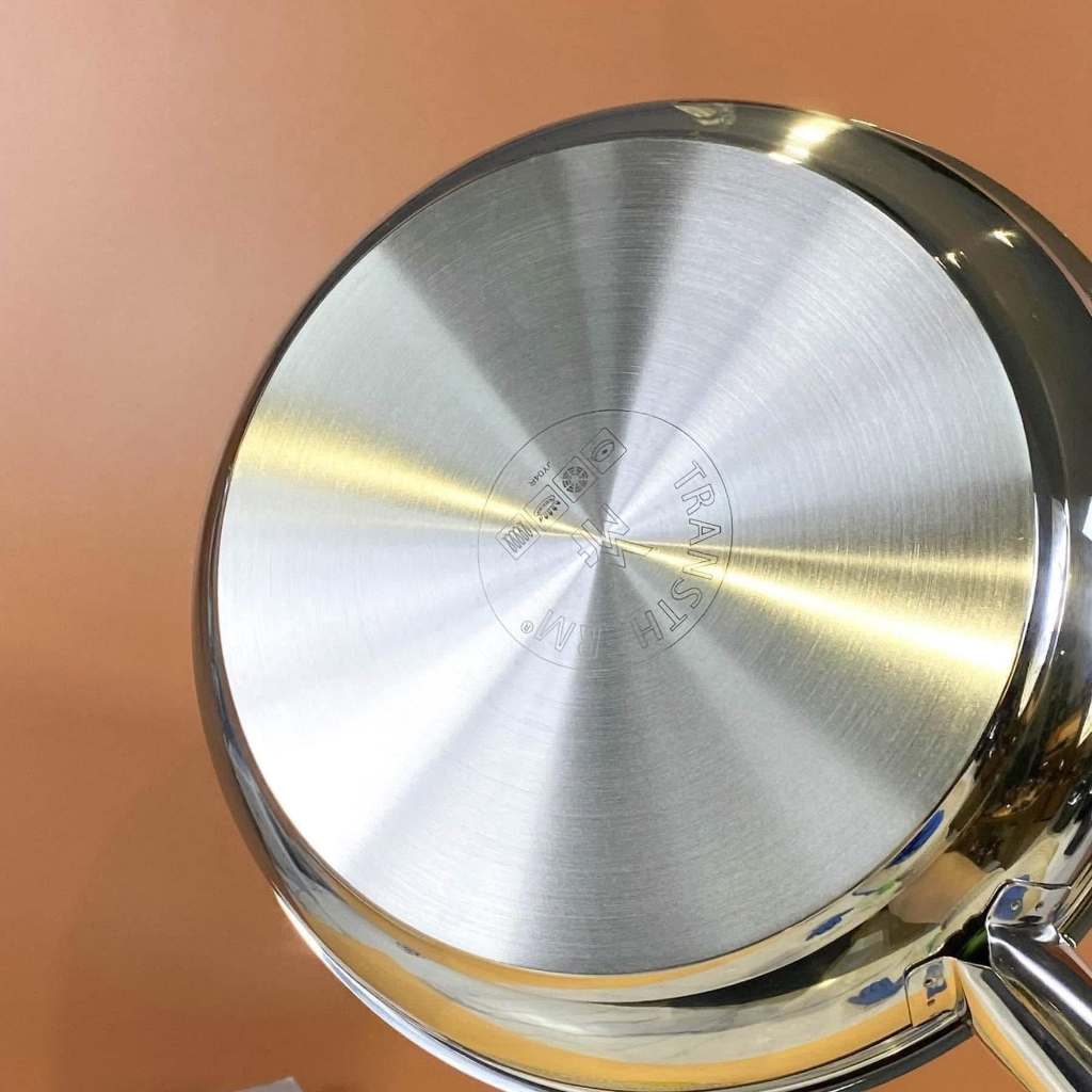 CHẢO INOX WMF FLANNE Frying Pan Cromargan 18/10 Đáy Từ 3 Lớp Dùng Bếp Từ Ø18-28cm Chính Hãng BH 24th