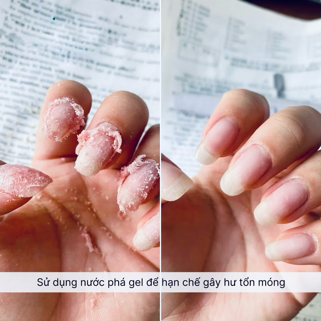 Phá gel cocominmo lạnh không nóng, nước tháo sơn gel(15ml).