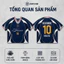 Áo Jersey Bóng Đá RICXIE Số 10 FRA Form Rộng Unisex Thêu Nổi Vải Lưới Thái Cao Cấp