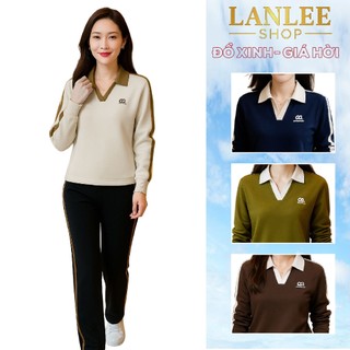 Đồ Bộ Nữ Quần Dài Áo Dài 𝗟𝗮𝗻𝗹𝗲𝗲 𝗦𝗵𝗼𝗽 Mã 0T