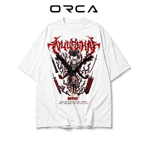 Áo thun Orca in hình Asta Black Clover - Vải Cotton cao cấp - ORCA236