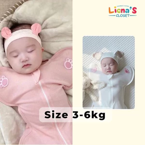 Nhộng Chũn Cho Bé Sơ Sinh Cotton Thông Hơi Co Giãn 4 Chiều Mềm Mại Thoáng Khí Hỗ Trợ Bé Ngủ Ngon