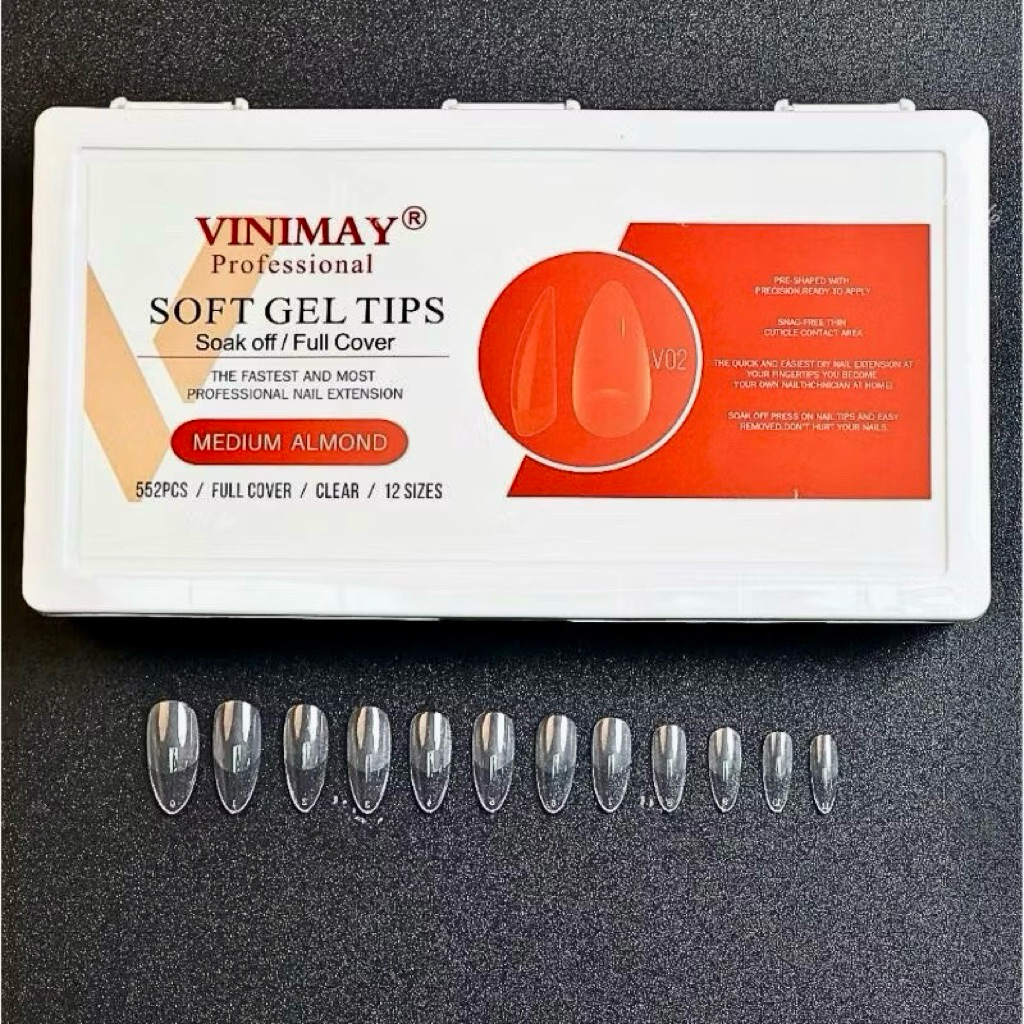 Móng úp Vinimay Chính Hãng - hộp 552 móng