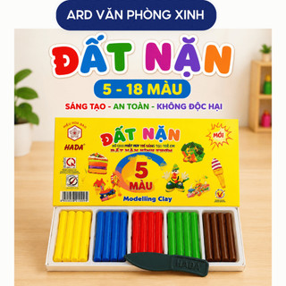 Đất nặn thơm Hada nhiều màu, đất sét nặn tạo hình đồ chơi đáng yêu