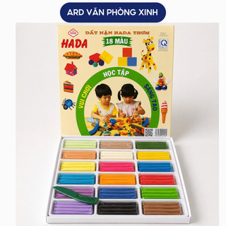 Đất nặn thơm Hada nhiều màu, đất sét nặn tạo hình đồ chơi đáng yêu