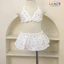 Bikini Bé Gái 2 Mảnh Họa Tiết Chấm Bi Thời Trang Đồ Bơi Cho Bé Đi Biển Chụp Ảnh Du Lịch