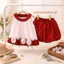 Set Quần Áo Bé Gái Tú Kiều Cộc Tay Mùa Hè Dễ Thương Thoáng Mát Cho Bé Từ 1-7 Tuổi