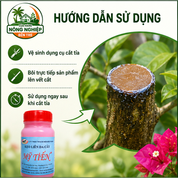 Keo Liền Da Cây Mỹ Tiến – Hỗ Trợ Làm Liền Vết Cắt, Bảo Vệ Cây Trồng