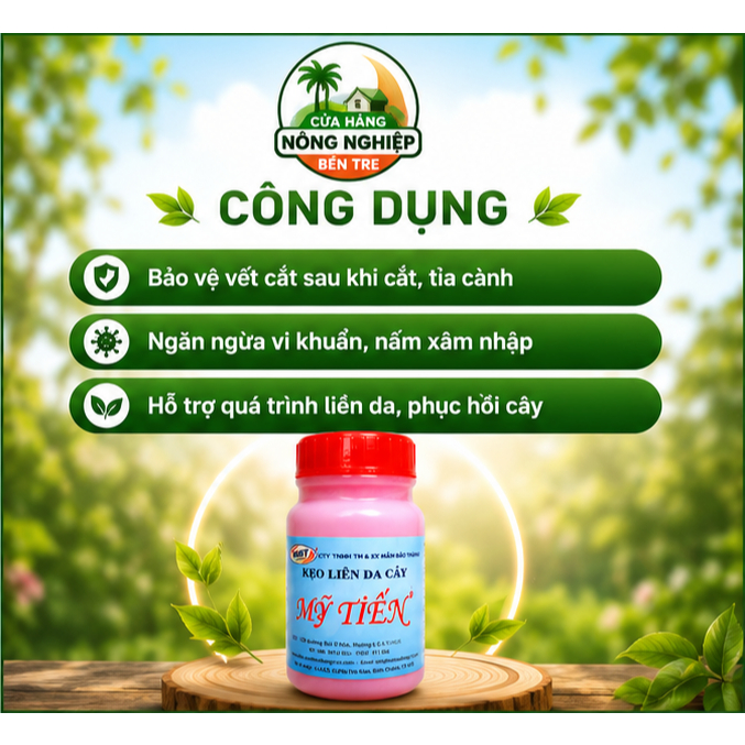 Keo Liền Da Cây Mỹ Tiến – Hỗ Trợ Làm Liền Vết Cắt, Bảo Vệ Cây Trồng