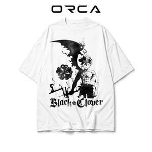 Áo thun Orca in hình Asta Black Clover - Vải Cotton cao cấp - ORCA257