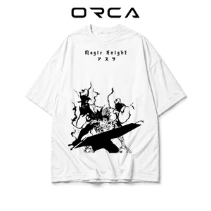 Áo thun Orca in hình Asta Black Clover - Vải Cotton cao cấp - ORCA262