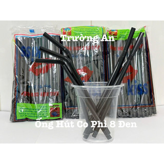 COMBO 5/10 BỊCH ỐNG HÚT CO ĐEN/TRẮNG PHI 6/8