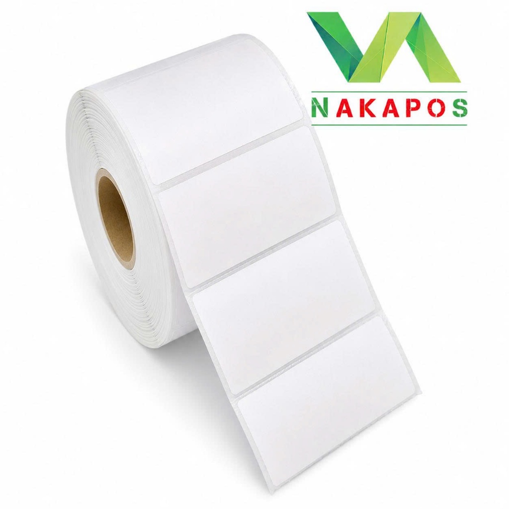 [COMBO 20 CUỘN] Decal nhiệt 80x40 Tem mã vạch 8x4 giấy nhiệt 80*40 nhãn 8*4 [ 20 CUỘN TEM 8x4 ]