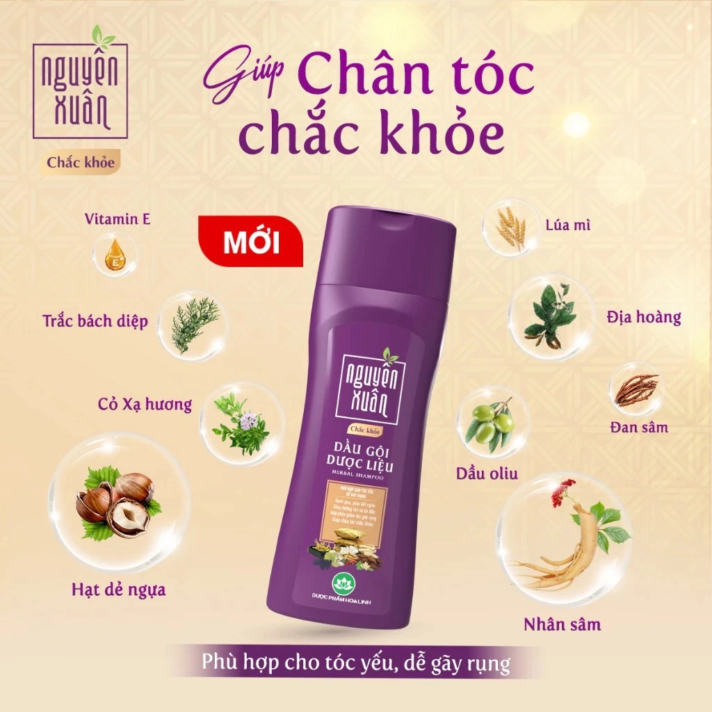 DẦU GỘI DƯỢC LIỆU NGUYÊN XUÂN – ĐỦ PHIÊN BẢN | CHỌN MÙI & CÔNG DỤNG THEO NHU CẦU