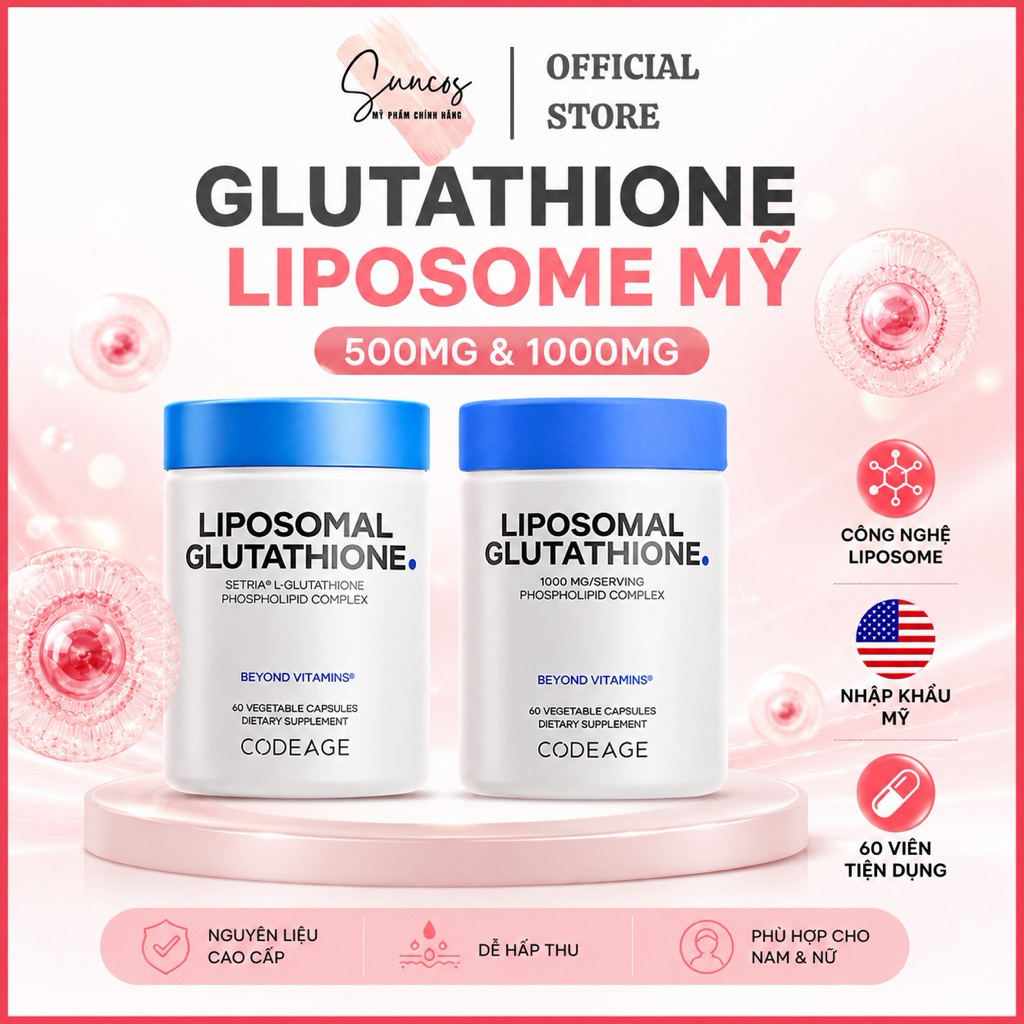 liposomal glutathione gi bao nhiu CODEAGE  CHACHUMI PHARMA Vin Ung Biocyte Glutathion Liposomal