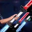 Bộ 2 Kiếm LED Ánh Sáng Thu Gọn Ghép Đôi Lightsaber TWIN CROSSED