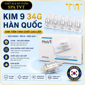 Đầu Kim 9 Thay Thế Máy EZ.AMMI, Điều Chỉnh Độ Sâu Linh Hoạt, Phụ Kiện Spa Chăm Sóc Da Chuyên Nghiệp