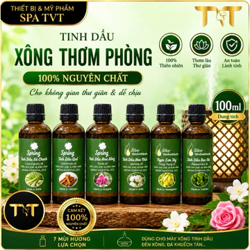 TINH DẦU NGUYÊN CHẤT 100ML – THƠM PHÒNG,THƯ GIÃN, KHỬ MÙI, DÙNG CHO MÁY XÔNG TINH DẦU & ĐÈN TINH DẦU