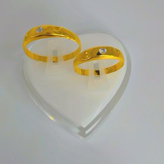 Nhẫn kiểu tròn xinh P610-Hoàn Khắc - Có giấy đảm bảo vàng kèm theo