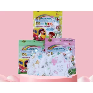 KHẨU TRANG 6D KIDS DUY QUÂN KHÁNG KHUẨN , CHỐNG BỤI MỊN cho bé 5- 12 tuổii