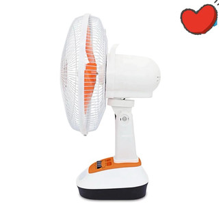 Quạt bàn tích điện, có sạc điện thoại, có đèn chạy điện 220v 12 inch hãng EASY POWER