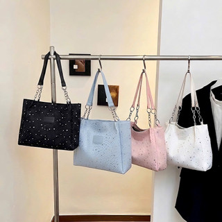 [LM2610] Túi Công Sở Tote Vải Đính Sao Kim Tuyến Nổi Óng Ánh Size 35