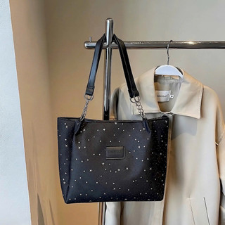 [LM2610] Túi Công Sở Tote Vải Đính Sao Kim Tuyến Nổi Óng Ánh Size 35