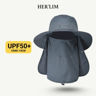 Mũ Nón Lưỡi Trai Chống Nắng Nữ Nam Mũ Chống Nắng Đôi Che Toàn Mặt Cổ UPF50+ Combo Giảm 15%