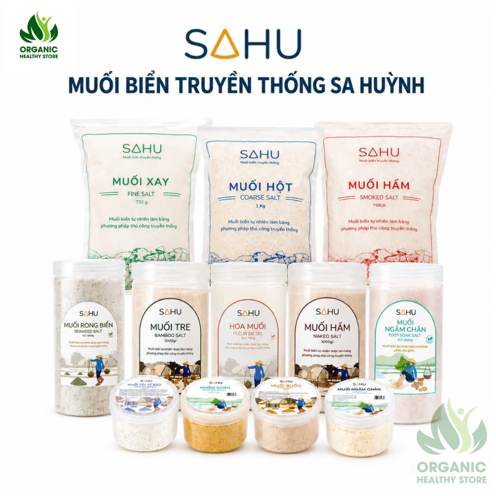 SAHU muối biển truyền thống trên nền đất Sa Huỳnh Quảng Ngãi