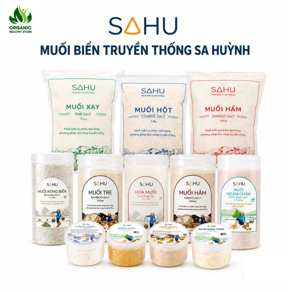 SAHU muối biển truyền thống trên nền đất Sa Huỳnh Quảng Ngãi