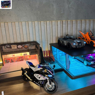 Mô hình xe máy hợp kim BMW HP4 Play Toys D có âm thanh và ánh sáng tỷ lệ 1:12 thiết kế thể thao cá tính
