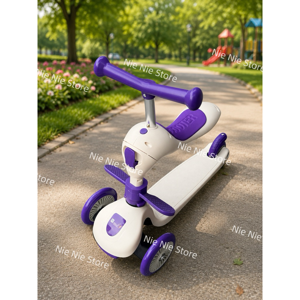 Xe scooter highwaykich 2 trong 1 cho bé | BigBuy360 - bigbuy360.vn