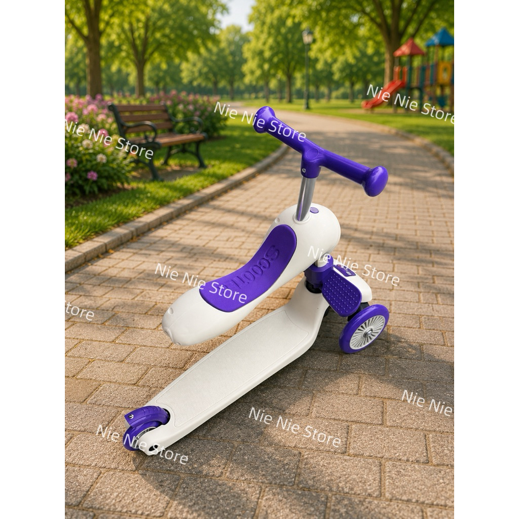 Xe scooter highwaykich 2 trong 1 cho bé | BigBuy360 - bigbuy360.vn